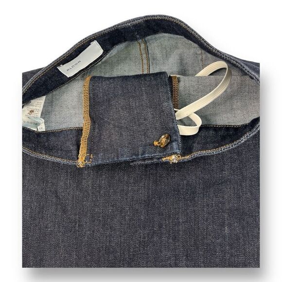 Bldwn Denim Jean Dark Blue Mini Skirt Size Extra Small - Picture 6 of 6